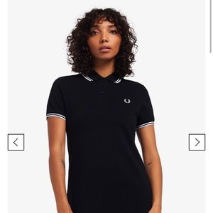 Twin Tipped Fred Perry Dress Black Size US 4